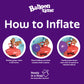 BALLOON TIME Helium Tank - 14.9 cu.ft - Includes Assorted Latex Balloons - Model WC042 for Graduation, Birthdays, Weddings