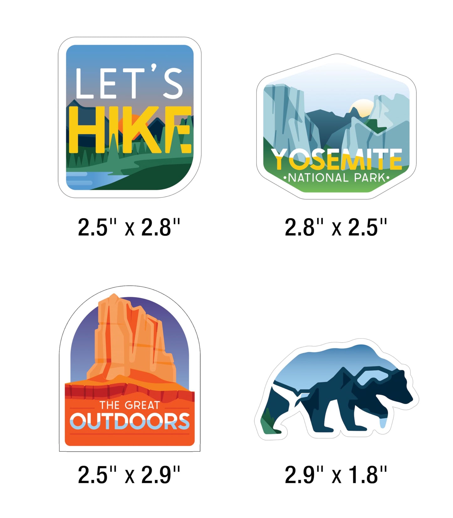 Carson Dellosa 100 Adventure Time Vinyl Stickers, Waterproof Decals for Crafts, Scrapbooking, Water Bottle, Lap Top, Teacher Pla