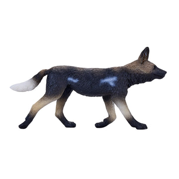 Mojo African Painted Dog Realistic International Wildlife Hand Painted Toy Figurine