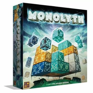 Cmon Monolyth Board Game | Monolith Building Strategy Game | Tactile Puzzle Game | Fun Family Game For Kids And Adults | Ages 8+