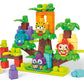 Mega Bloks Jungle Treehouse Band - Multi Color Toy Building Blocks - Model GGG11 - Plastic Construction