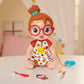 Baby Alive Lil Dreamer Dottie Doodle Sleepy Baby Doll Set, Red Hair, Fun Sleepover Theme, Preschool Toys For Girls & Boys 3 Years & Up
