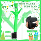 Poen Easter Mini Inflatable Tube Man Gag Funny Gift For Kids Wacky Waving Inflatable Tube Guy With Blower Joke Toy Desktop Quirky White Elephant Gift For Table Birthday Party Decor(Smile)