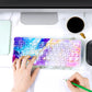 Nitoy Keyboard Bubble Fidget Sensory Toy Big Size Galaxy Color Push Pop Fidget Toy Stress Reduce Anxiety Relief Bubble Popper Si