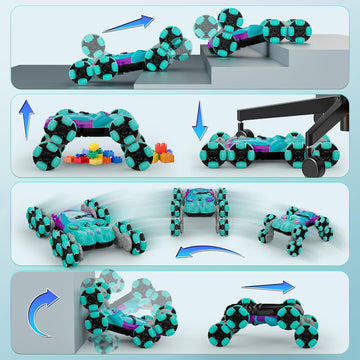 SAUFTTI 8WD Gesture Sensing Stunt Rc Cars Toys for Kids Age 6-13, Hand Controlled Stunt Car, 2.4Ghz Double-Sided Drift Stunt Car