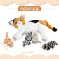 Skylety Nurturing Cat Stuffed Animal With 4 Plush Kittens, Cat Baby Stuffed For Girls And Boys Plushy Mommy Kitty With Baby Kittens For Birthday Party Favors Gifts(Lovely Style)