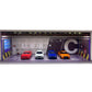 Malamfans 1/64 for Hot Wheels Japanese Style Parking Scene Display Box - 1/64 Scale Die-Cast Model Car Display Box with LED Ligh