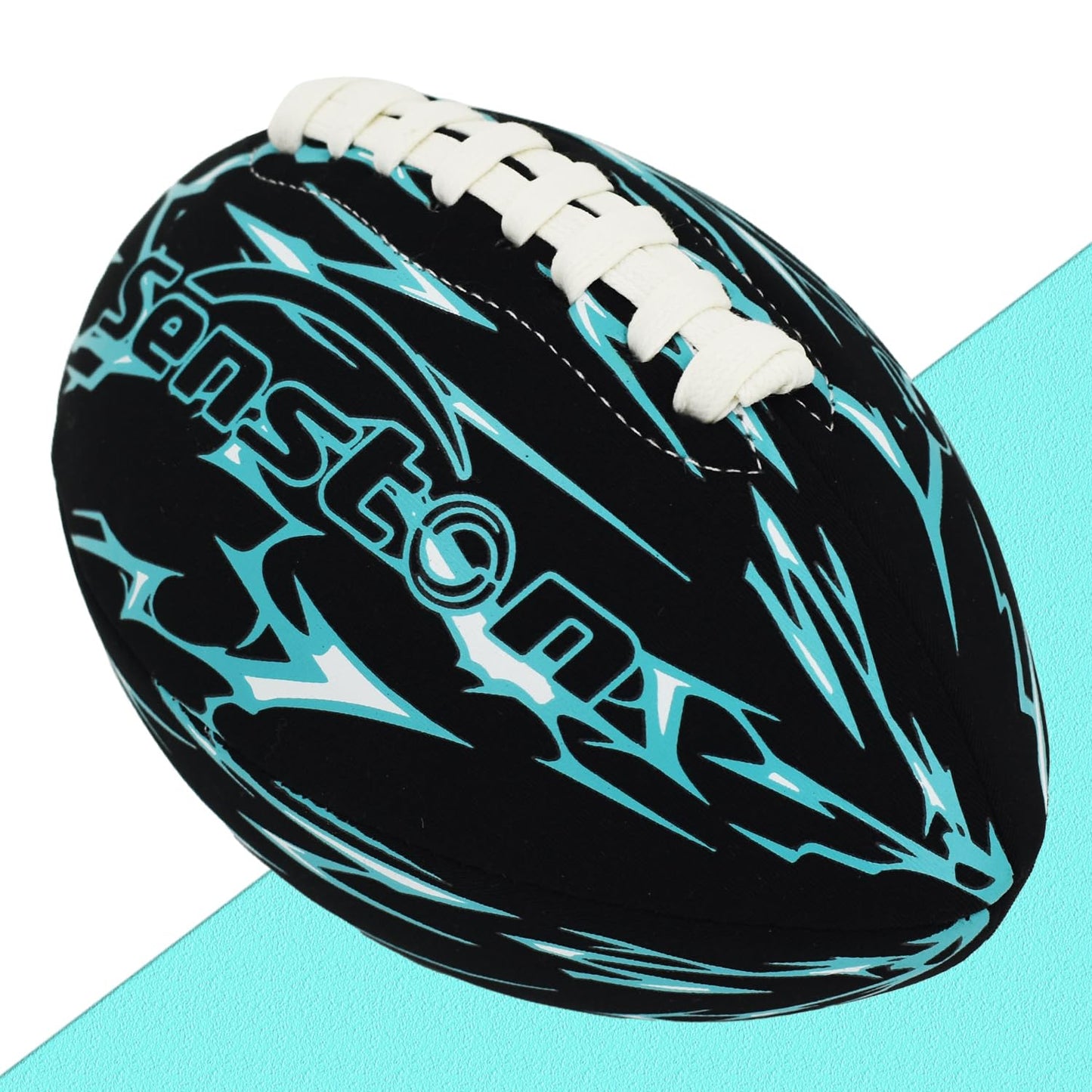 Senston Waterproof Football For Pool 9.25 Inch Pool Football Beach Football For Pool Toy Football For Swimming Football For Fami