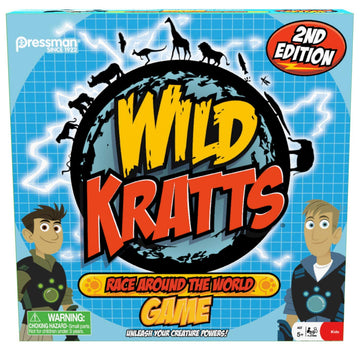 Pressman Wild Kratts Race Around The World Board Game Multicolor, 5'