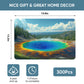 National Parks Puzzle for Teenager 500 Piece  Landscape Jigsaw Puzzle  Yellowstone Puzzle  Spring Puzzle  Wooden Puzzle for Valentine's Mother's Day Puzzle Gifts for mature-themed and Teens(19.8 * 13.2in)