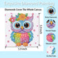 AOSGEDY 4 Pieces Cartoon Diamond Art Kits for Kids, Cute Animals DIY Diamond Art Painting for Adults Beginner, Kids Mosaic Kits
