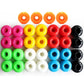 LICHTS Skateboard Package 5inch Trucks with 52mm Wheels + Components Red Wheels