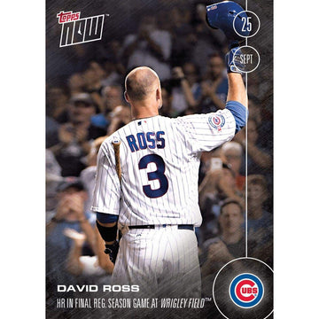 Mlb Chicago Cubs David Ross #504 Topps Now Trading Card