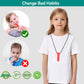 Chew Necklaces For Sensory Kids, 4 Pack Chewy Necklace Sensory Boys And Girls With Autism, Adhd, Spd, Biting, Silicone Teething