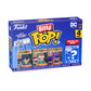 Funko Bitty Pop! Dc - Batgirl, 4-Pack - Batman, Batgirl, The Riddler And A Surprise Mystery Mini Figure - 0.9 Inch (2.2 Cm) - Dc Comics Collectable - Stackable Display Shelf Included - Gift Idea