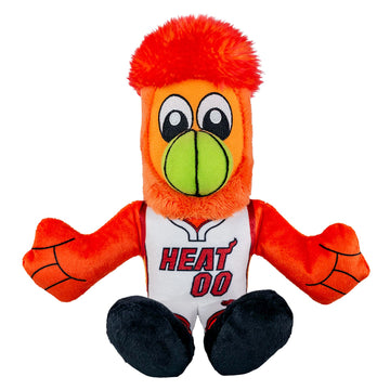 Bleacher Creatures Miami Heat Burnie 8'' NBA Mascot Kuricha Sitting Plush - Soft Chibi Inspired Mascot