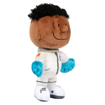 Jinx Official Peanuts Collectible Plush Franklin, Excellent Plushie Toy For Toddlers & Preschool, White Nasa Astronaut, Snoopy T