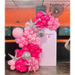 Nisocy Hot Pink Latex Balloon Arch Garland Kit, 102Pcs 18In 12In 10In 5In For Baby Shower Wedding Birthday Valentines Day Prince
