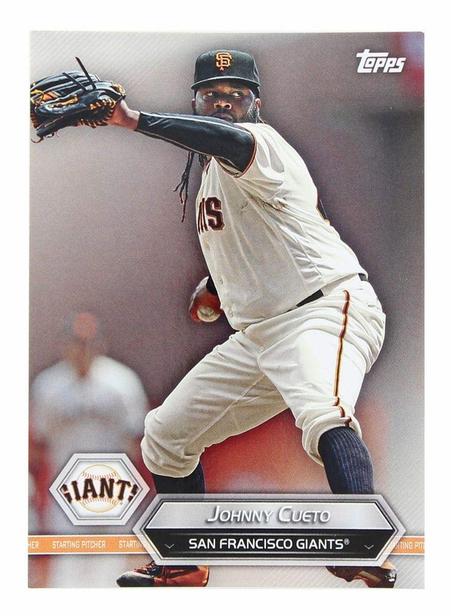 San Francisco Giants Mlb Crate Exclusive Topps Card #45 - Johnny Cueto