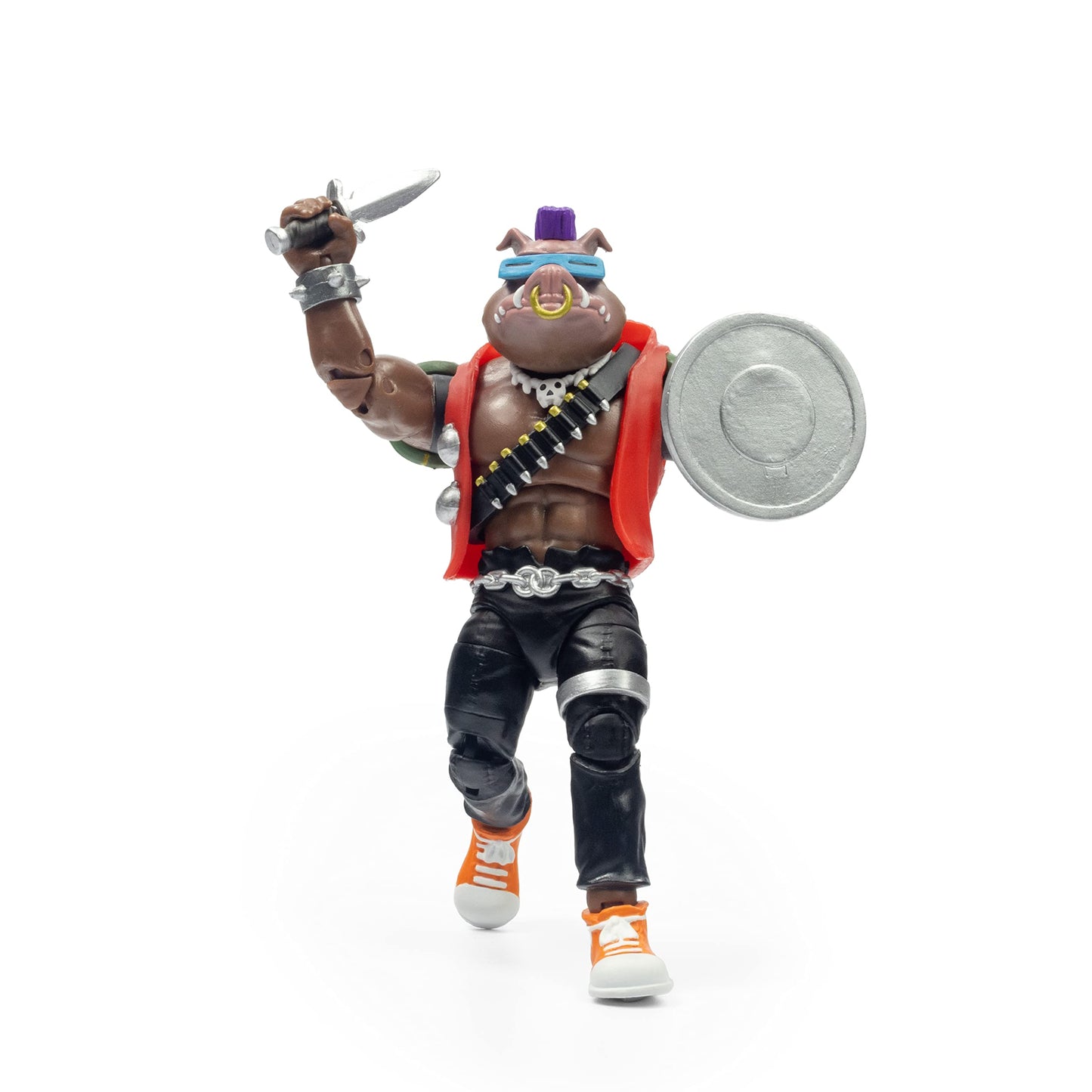 The Loyal Subjects 5" Bebop Action Figure - TMNT, Multicolored, Plastic, Model BATMNTBEBWB02, with Accessories
