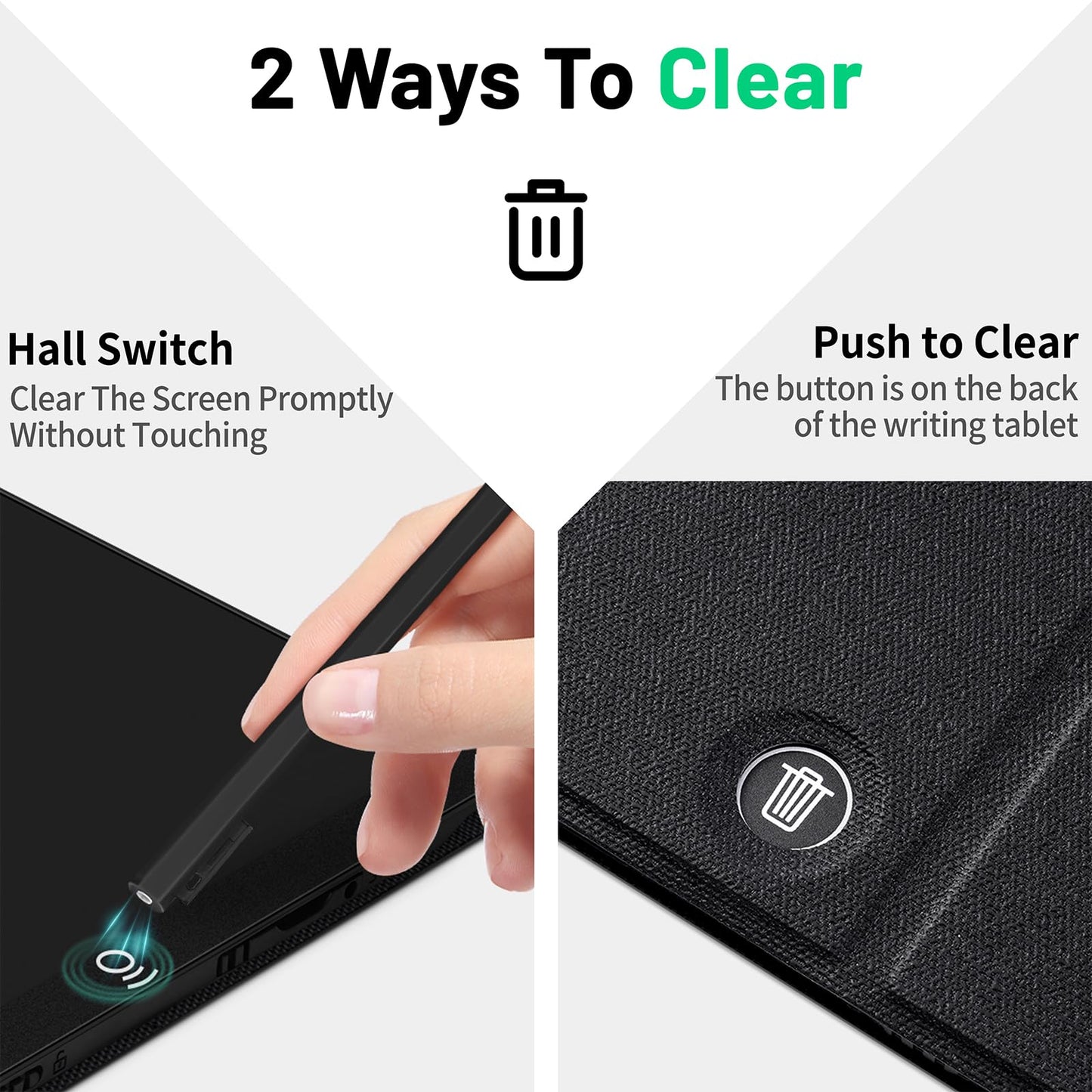 LCD Writing Tablet for Adults: 11.5 inch Full Screen with Tablet Case Hall Switch Digital Notepad Reusable Erasable Electronic D