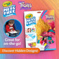 Crayola Trolls 3 Color Wonder Activity Set, Trolls Mess Free Coloring Pages For Toddlers, Trolls Toys & Gifts, Toddler Stocking Stuffers