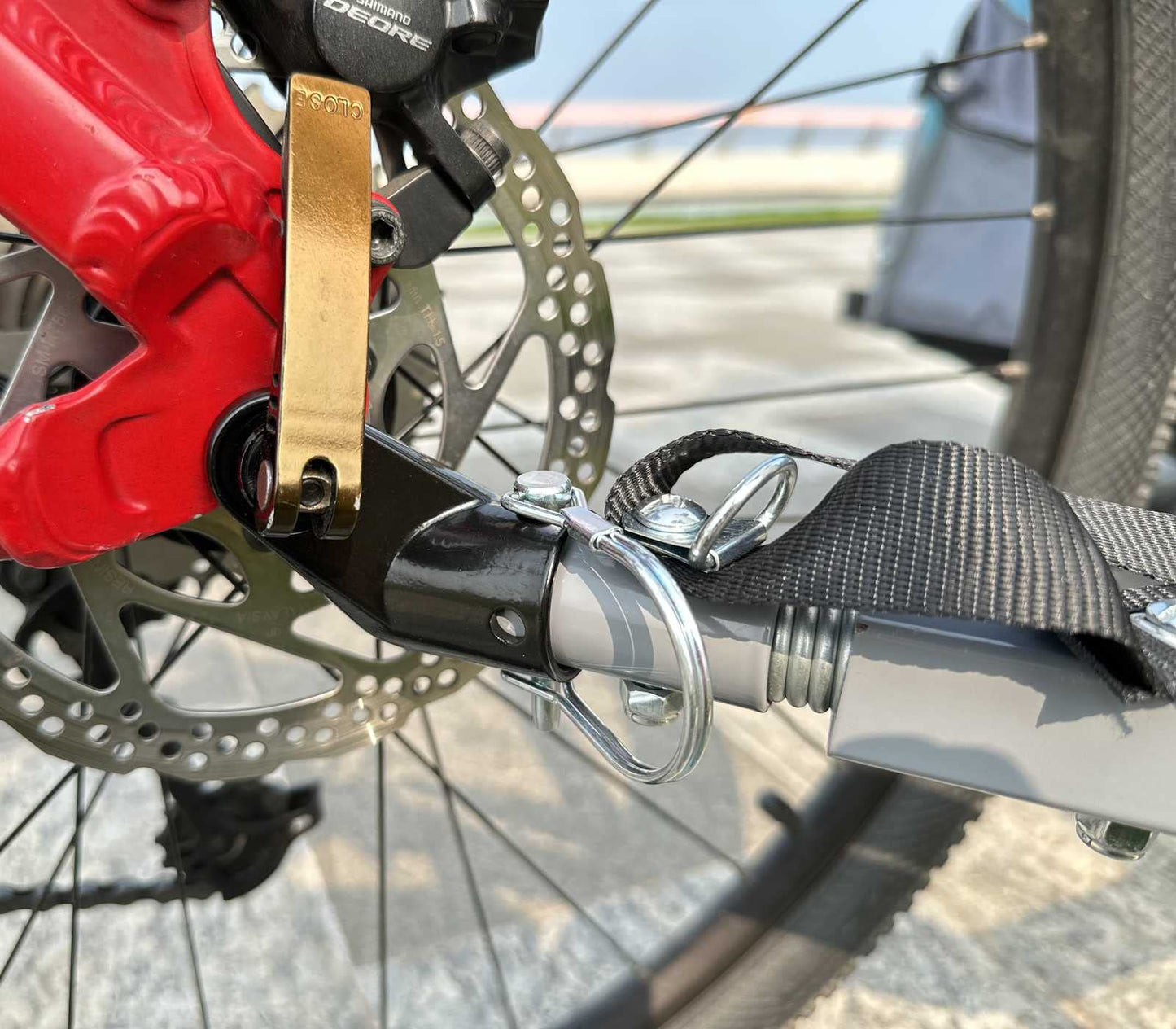 ODIER Bike Trailer Hitch Coupler for Instep and Schwinn Bike Trailer for Kids/Dog Replacement Bicycle Trailer Attachment for Bab