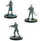 Modiphius Entertainment: Fallout: Wasteland Warfare Raiders - Operators Bosses - 3 Figures  Nuka World Wave  32mm Multi-Part Resin Unpainted Mniatures