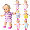 Bobo Clothes Set Of 6 For 12-14-16 Inch Alive Lovely Baby Doll Clothes Dress Outfits Costumes Dolly Pretty Doll Cloth Handmade G