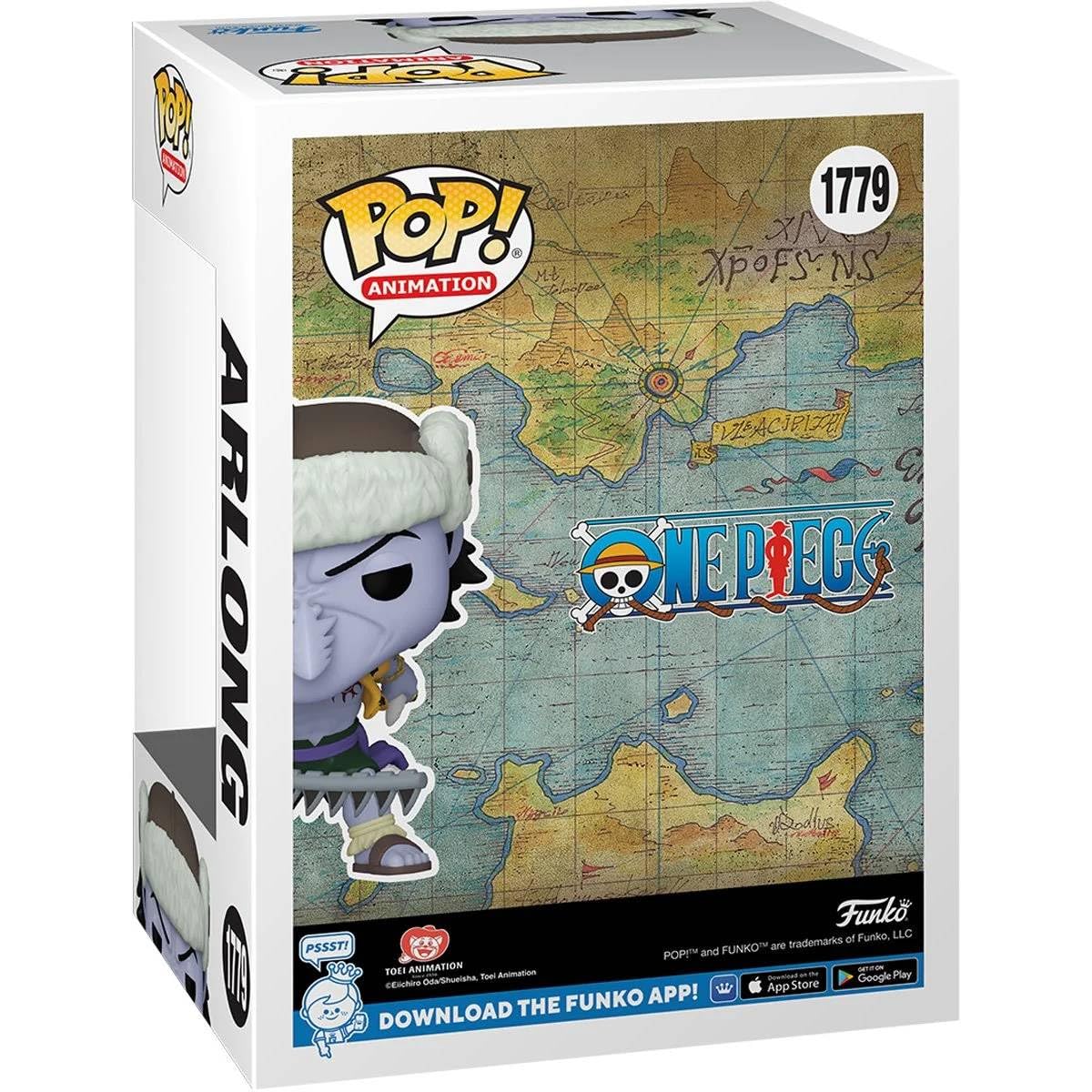 Funko Pop! One Piece Arlong Figure - AAA Anime Exclusive, Multicolor, Model 82761