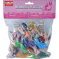 WILD REPUBLIC Mermaid Figurines 5-Piece Collection, Plastic Bath Toys, Model 21510, Gift for Girls, Color: Mermaid
