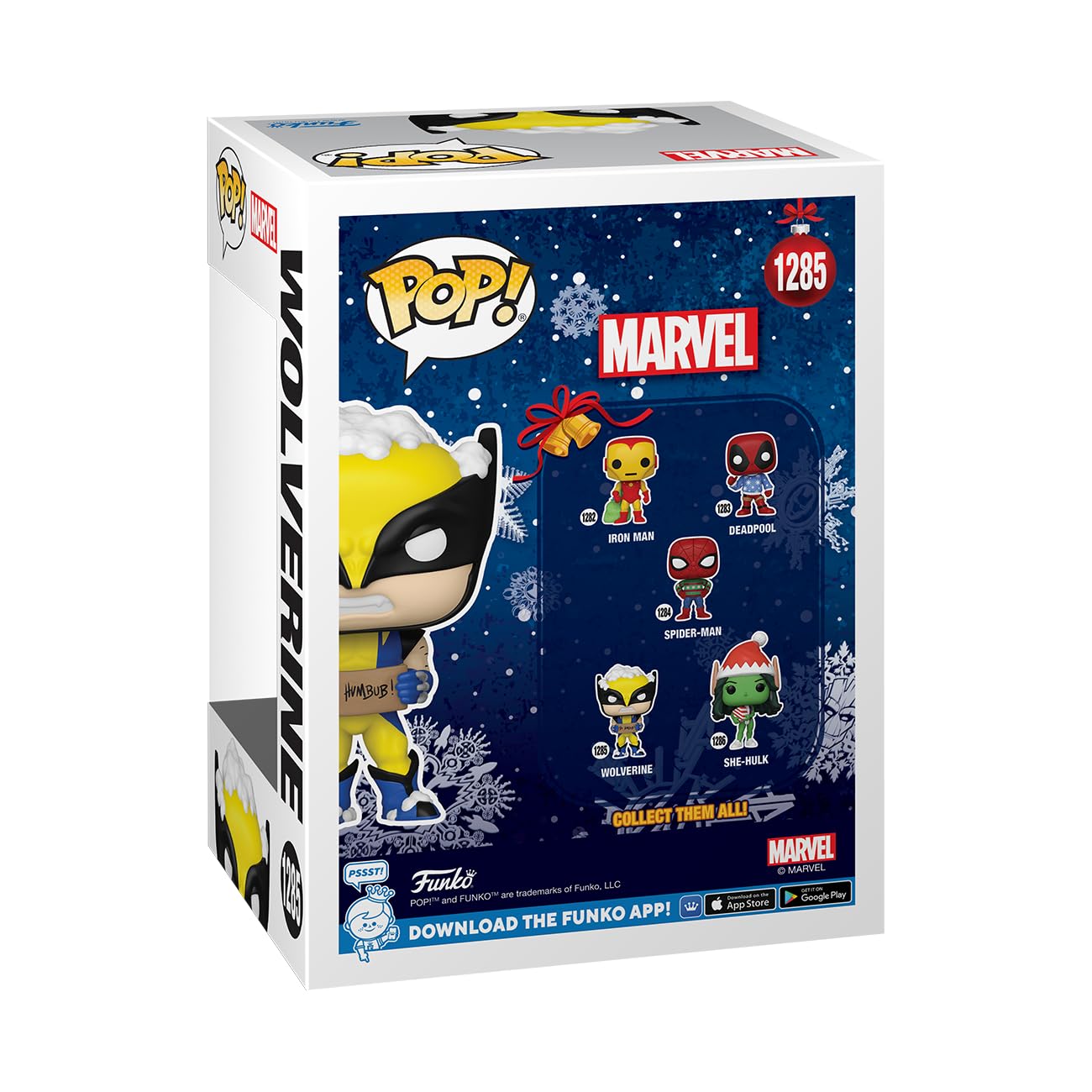 Funko Pop! Marvel: Holiday - Wolverine With Sign - Marvel Comics - Collectable Vinyl Figure - Gift Idea - Official Merchandise - For Kids & Adults - Movies Fans - Model Figure For Collectors