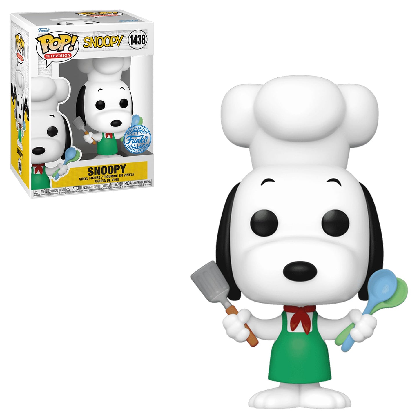 Funko Pop! Television: Snoopy Chef Outfit Special Edition Multicolor limited availability Figure #1438