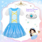 Princess Dress Up For Girl - Dress Up Clothes For Toddler Girl, Princess Toys Christmas Birthday Gifts For 3 4 5 6 7 Little Girl