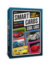 SMART CARDS Cars Card Games - Matching Pairs, Snap, Trumps, Rummy, Happy Families (8 Games To Play) | Age 5+, 1-8 Players | Fun 
