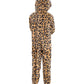 Cat Costume For Kids Cat Noir Costume Girls Onesie Black Cat Costume Child Halloween Cosplay Outfits (Cheetah, X-Small)