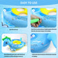 Rtudan 24' 3 Pack Pool Inflatable Floats For Kids, Dinosaur Flamingo Whale Swim Floats Tube Rings,Swimming Rings For Kids Swimming Pool Beach Summer Water Float Party Outdoor