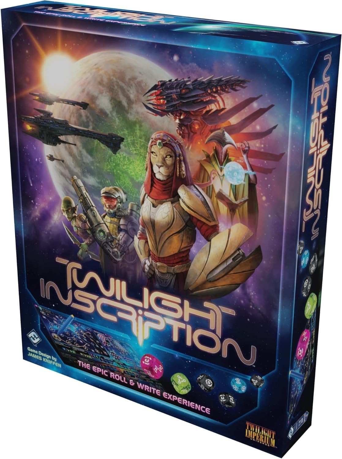 Twilight Inscription Board Game | Sci-Fi Strategy | Twilight Imperium Adventure For Adults And Teens | Ages 14+ | 1-8 Players | Average Playtime 90-120 Minutes | Made By Fantasy Flight Games
