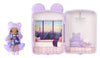 Na! Na! Na! Surprise Mini Backpack Bedroom Lizzy York Fashion Doll, Fuzzy Purple Bear Backpack, Gift For Kids, Ages 5 6 7 8+ Years