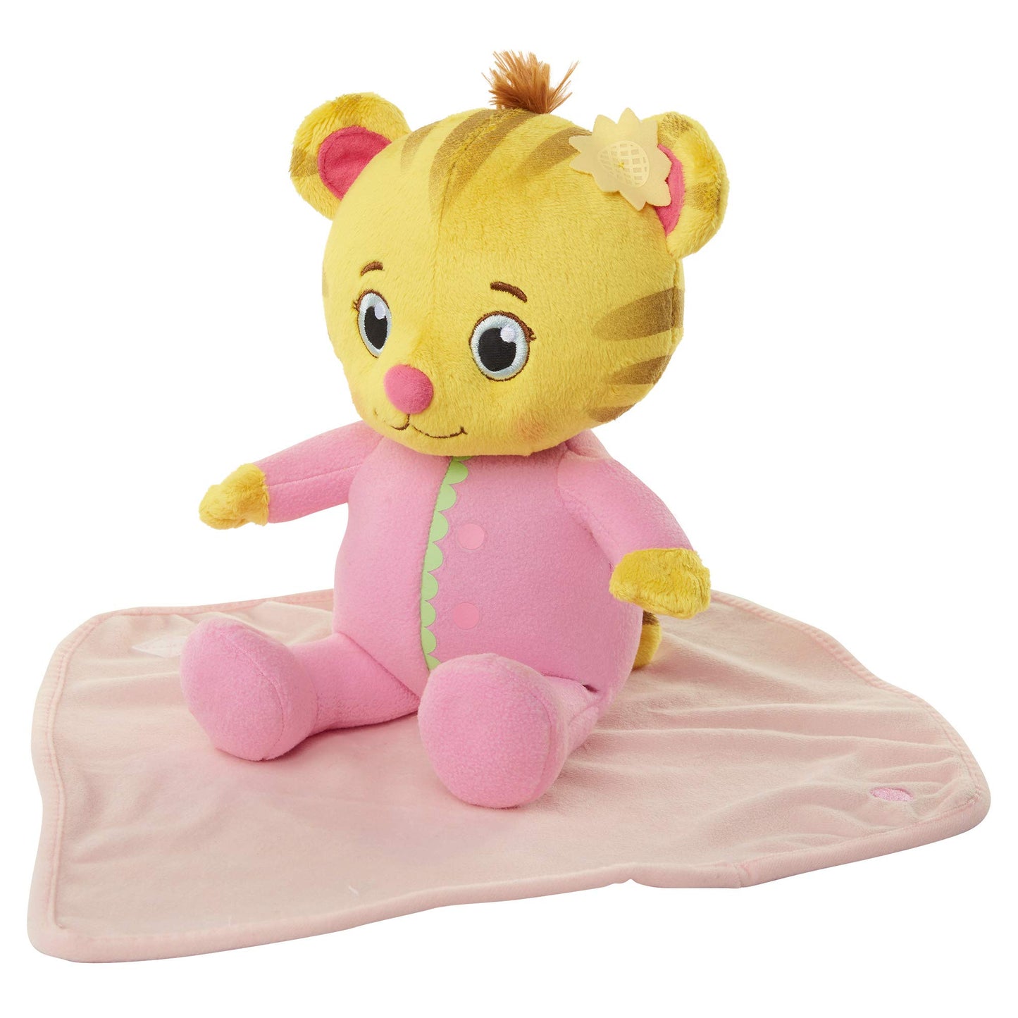 JAKKS Pacific Daniel Tiger's Neighborhood Plush Baby Margaret Doll, Pink/Yellow, Model 84797, Soft Cuddly Toy