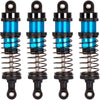 Rcthjia Oiled 4Pcs 66Mm Aluminum Oil Shock Set For 1/12 1/14 1/16 Rc Cars - Front/Rear Upgrade Compatible With Wltoys 144001, 12