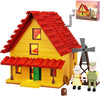 Cowardly Dog House Building Set, Courage Dog House Building Blocks Kit, Creative Toy Girls And Boys Ages 6+ (613 Pieces)