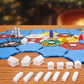 Custom Civilizations for Catan Board Game | Replacement Player Sets | Settlers Pieces | Base Cities Settlements Roads | 3D Printed | (Greek Base Set)