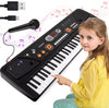 M Sanmersen Piano For Kids With Microphone, Kids Piano Keyboard For Beginners Portable Electronic Keyboard With Mp3 Function/ Led Display 61 Keys Musical Piano Toys For Boys Girls Ages 3-12