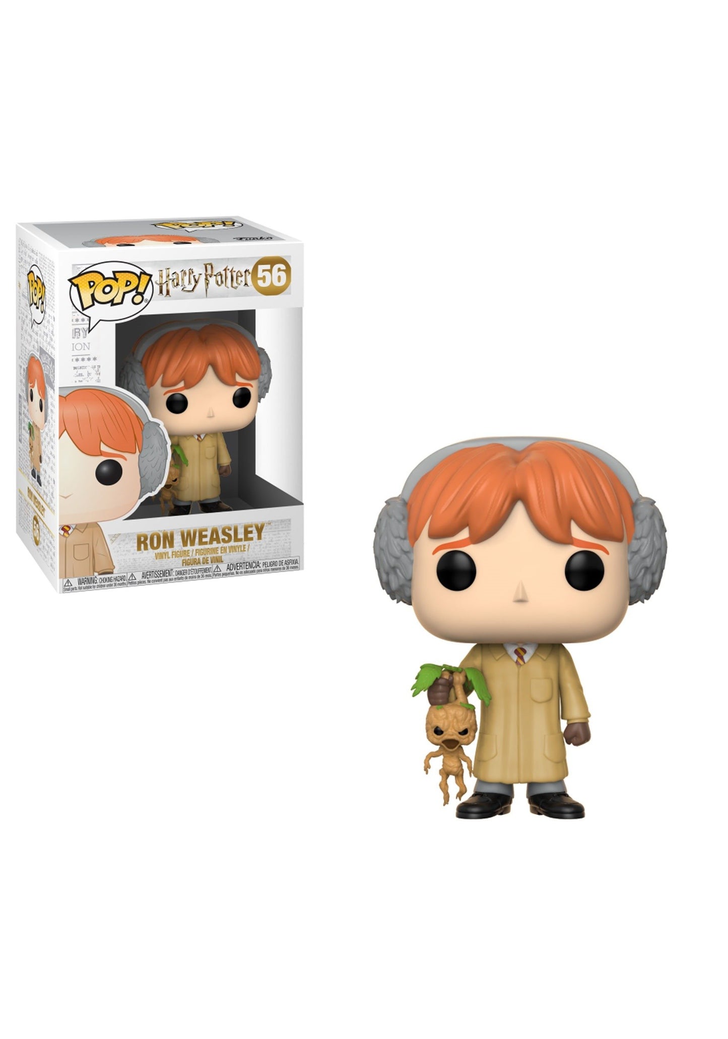 Funko POP! Harry Potter Ron Weasley Herbology Figure, Multicolor, Model 29501, Resin Collectible