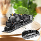 Chunbrommisam Steam Model Train Building Blocks, Build The Train Building Bricks Set, Large Locomotives Display Toy With Train T