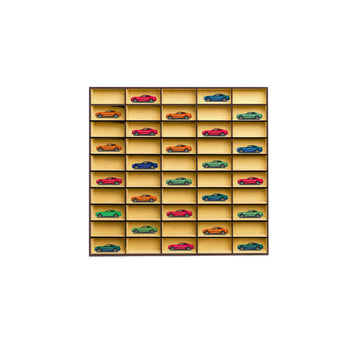 Alejandro Cortes Display Case Organizer Storage Hot Collectibles Display Shelf Shelves Wheels Toy Loose Cars 1/64 Diecast Cars (