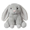 Apricot Lamb Toys Plush Grey Bunny Rabbit Stuffed Animal With Fluffy Soft Ears (Medium, 12 Inches)