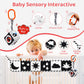 Black And White High Contrast Baby Toys For Newborn, Newborn Toys Montessori Toys For Babies 0-6 Months Tummy Time Toys, Infant