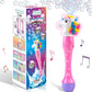 Artcreativity Light Up Unicorn Bubble Wand, 14 Inch Illuminating Bubbles For Kids With Thrilling Led & Sound Effects For Kids, Bubble Fluid & Batteries Included, Great Gift Idea, Party Favor